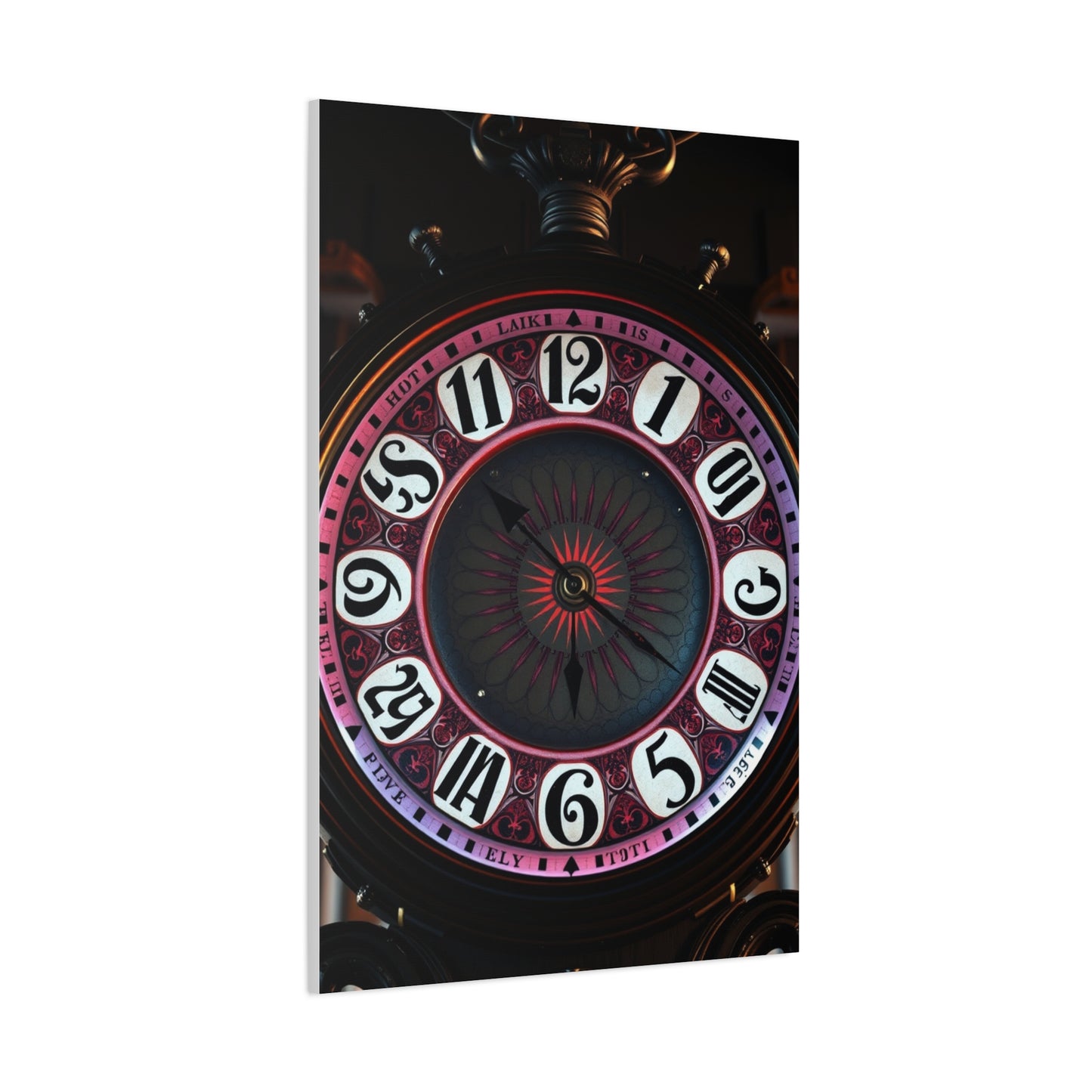 Vision Clock Art Art Wall Art & Canvas Print