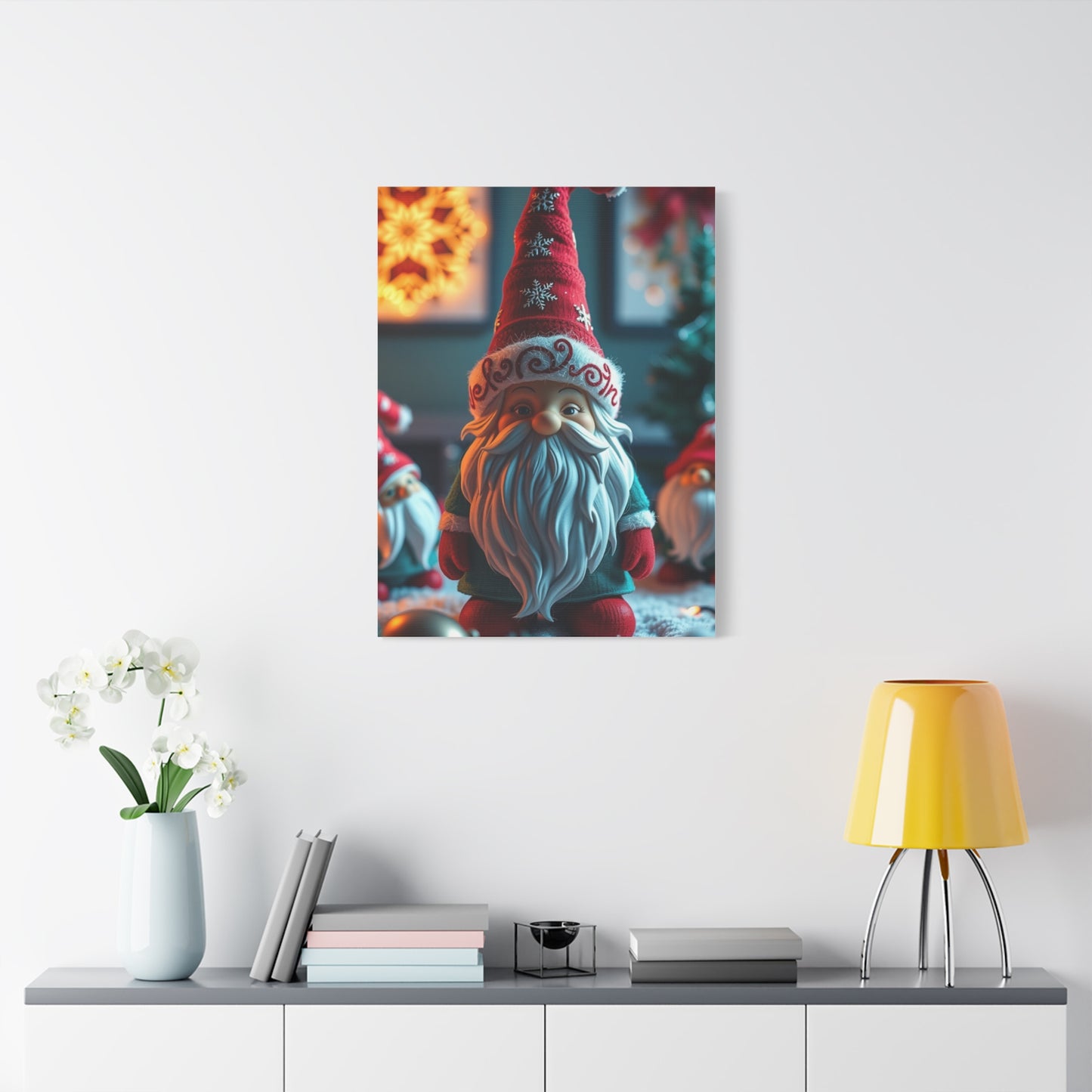 Supreme Christmas Gnome Art Collection Wall Art & Canvas Print