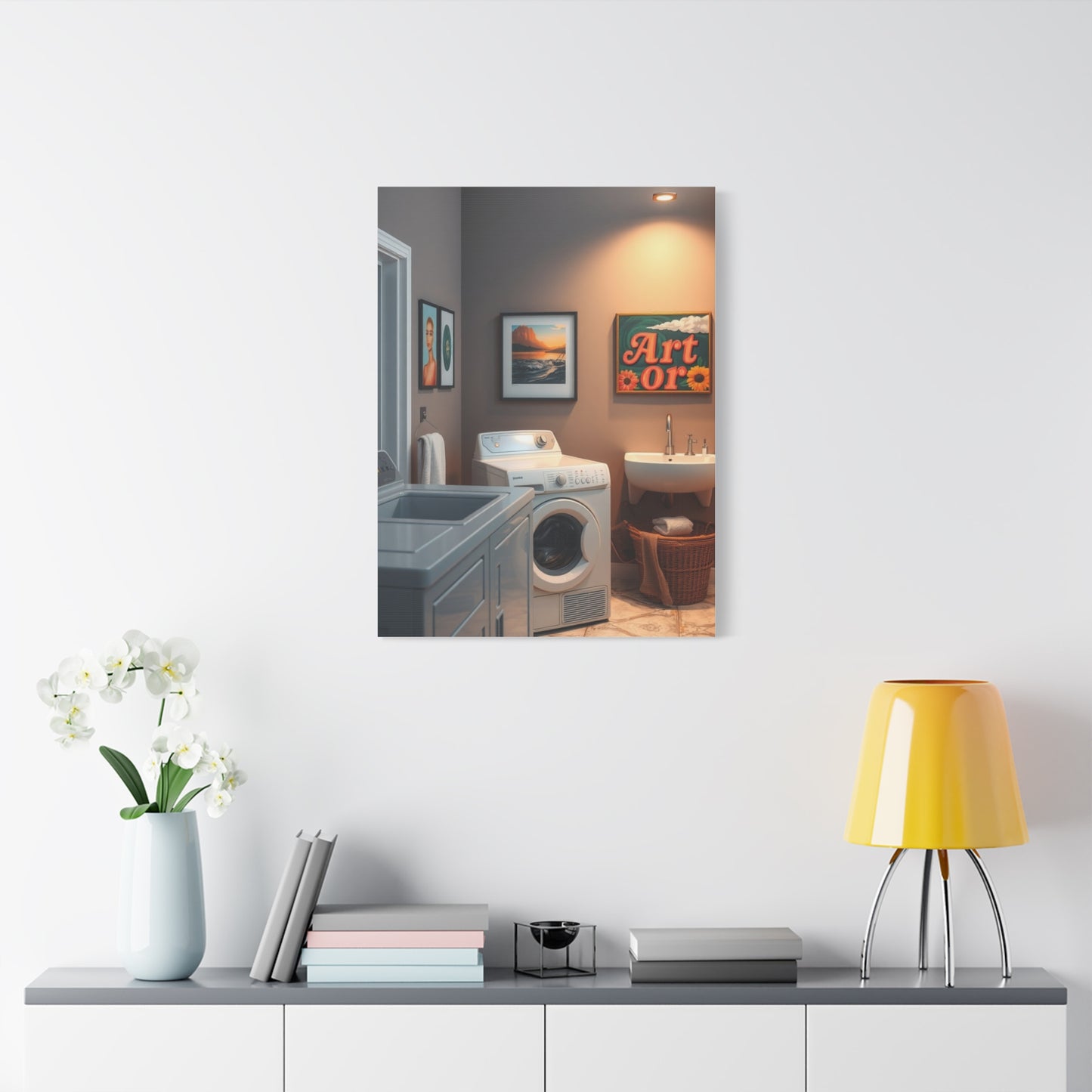 Laundry Room Art Refined Canvas Wall Art & Canvas Print