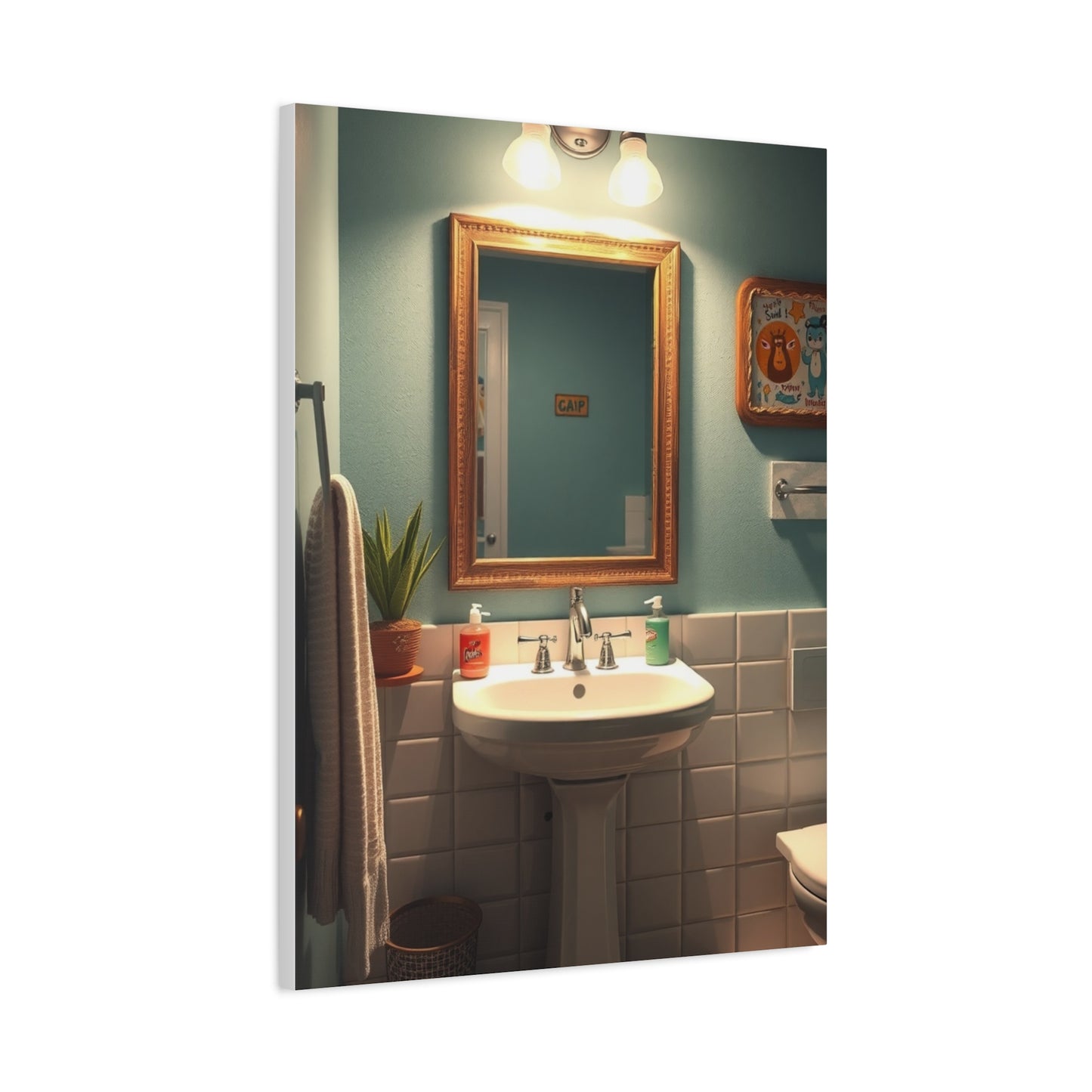 Kid’s Bathroom Art Luxury Canvas Wall Art & Canvas Print