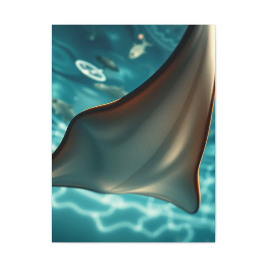 Ray & Stingray Art Luxury Canvas Wall Art & Canvas Print