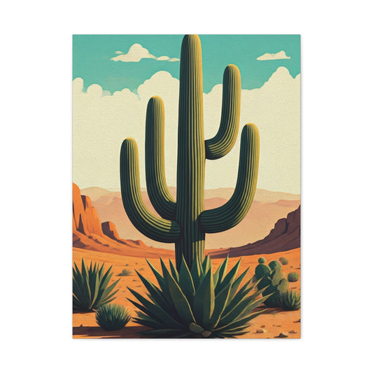 Southwest Saguaro Desert Landscape Wall Art & Canvas Prints