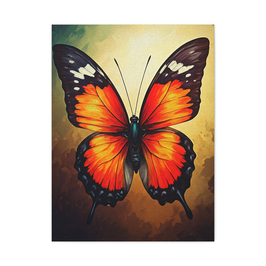 Golden Glow Butterfly Artwork Wall Art & Canvas Prints