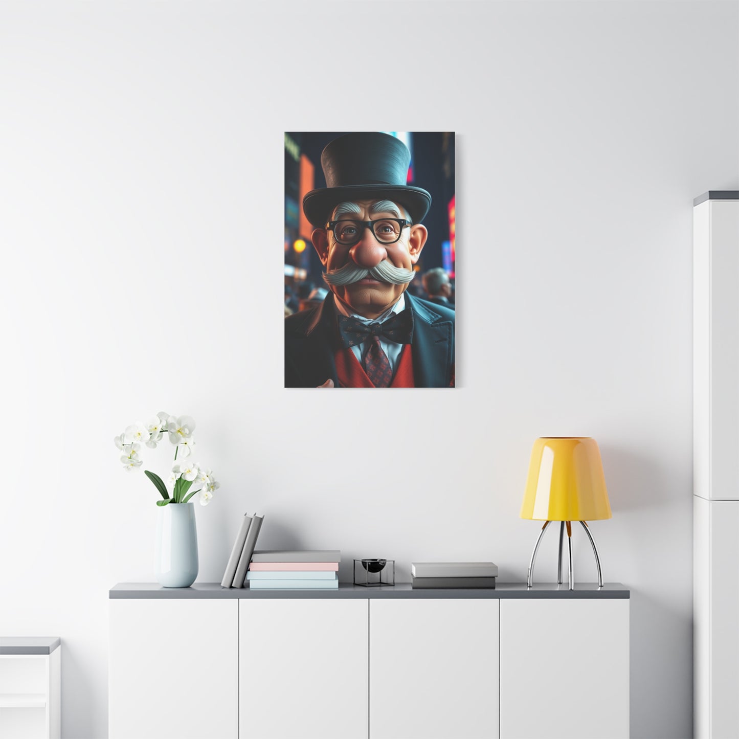 Rich Uncle Pennybags Art Supreme Gallery Wall Art & Canvas Print