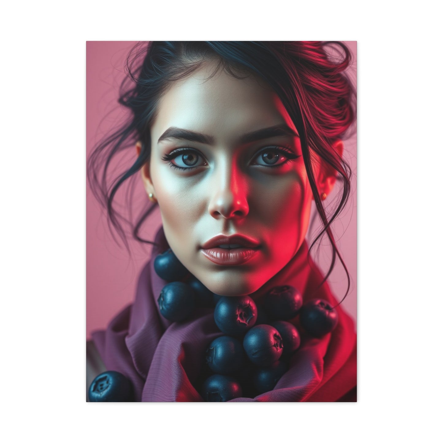 Supreme Blush and Blueberry Art Collection Wall Art & Canvas Print