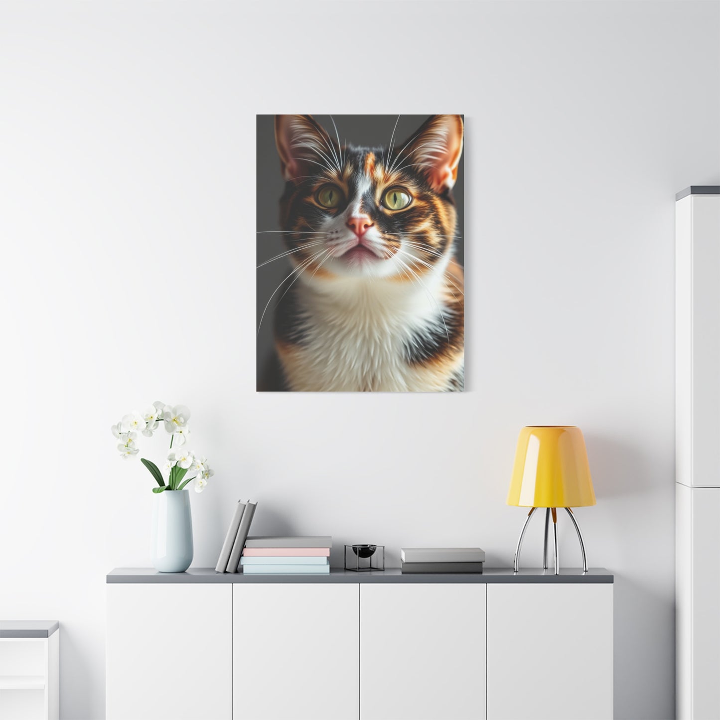Vision Calico Cat Art Art Wall Art & Canvas Print