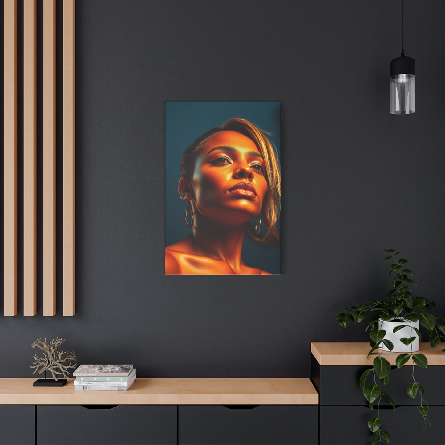 Pop of Orange Art Supreme Gallery Wall Art & Canvas Print