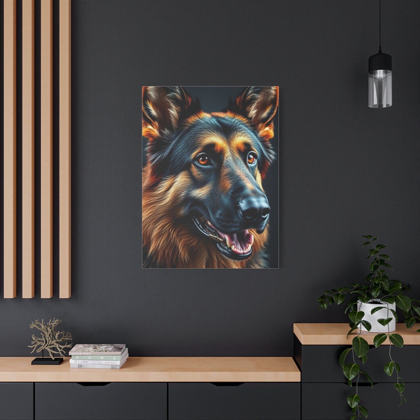 German Shepherd Art Supreme Gallery Wall Art & Canvas Print