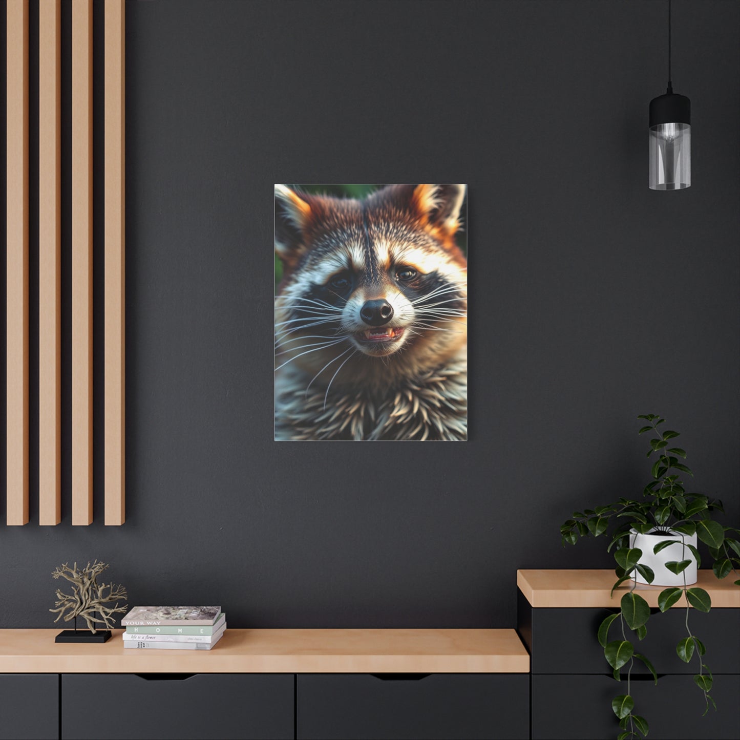 Masterpiece Raccoon Art Vision Wall Art & Canvas Print