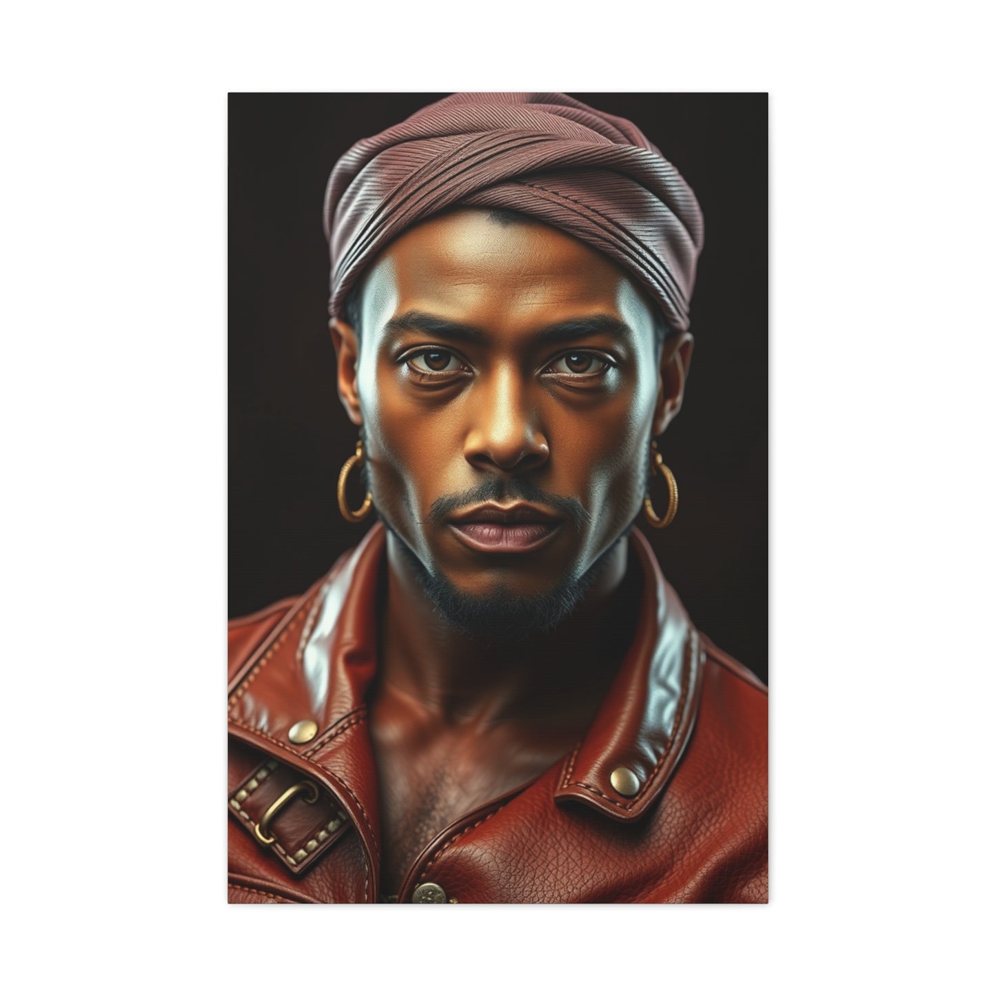 Vision Denim and Leather Art Art Wall Art & Canvas Print