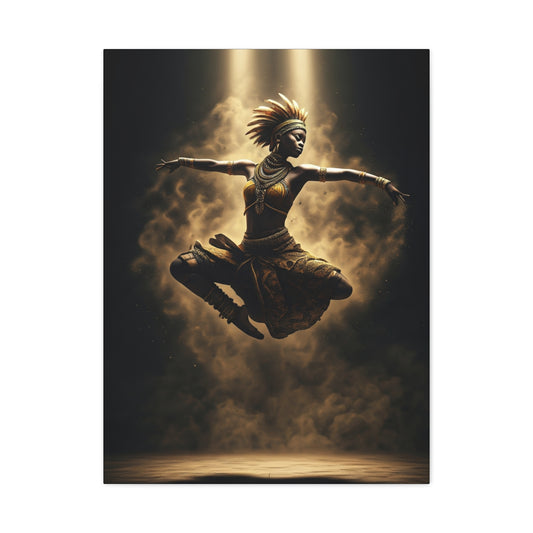 Spirit Dancer in Golden Mist Wall Art & Canvas Prints
