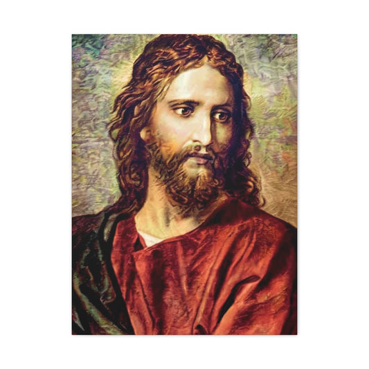 Classical Portrait of Christ Sacred Gaze Wall Art & Canvas Print
