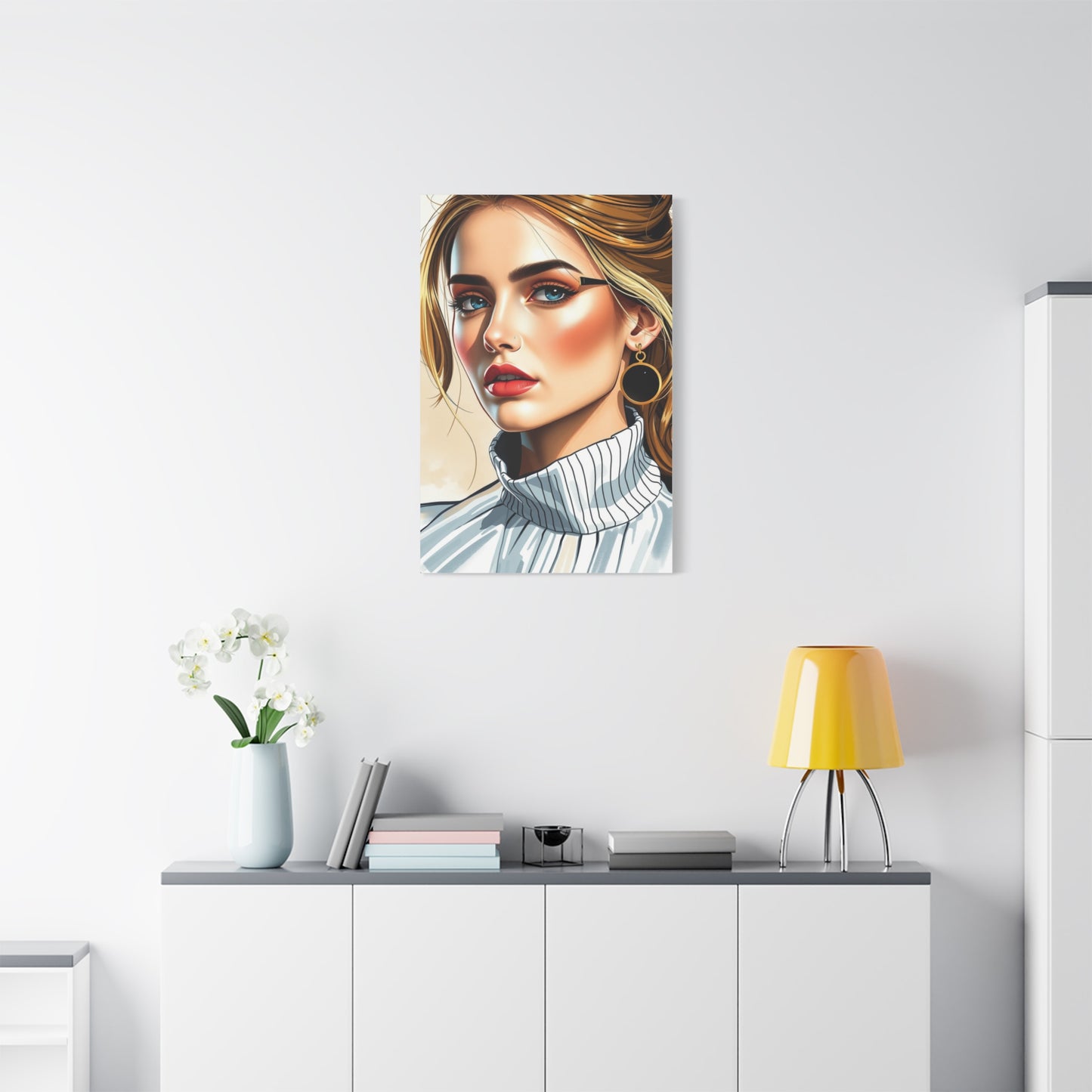 Supreme Fashion Illustration & Drawings Art Collection Wall Art & Canvas Print