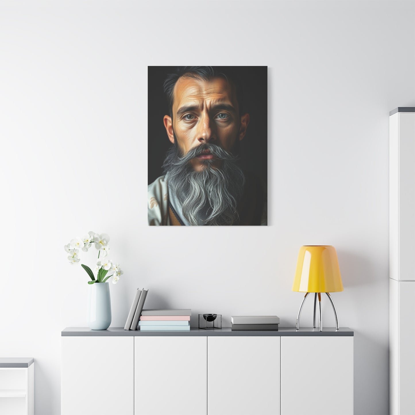 Elite Charcoal, Onyx, and Ivory Art Vision Wall Art & Canvas Print