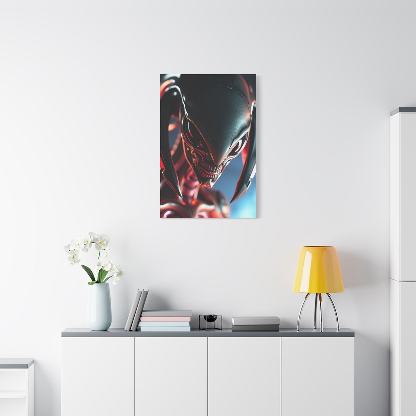 Masterpiece Alien Art Vision Wall Art & Canvas Print