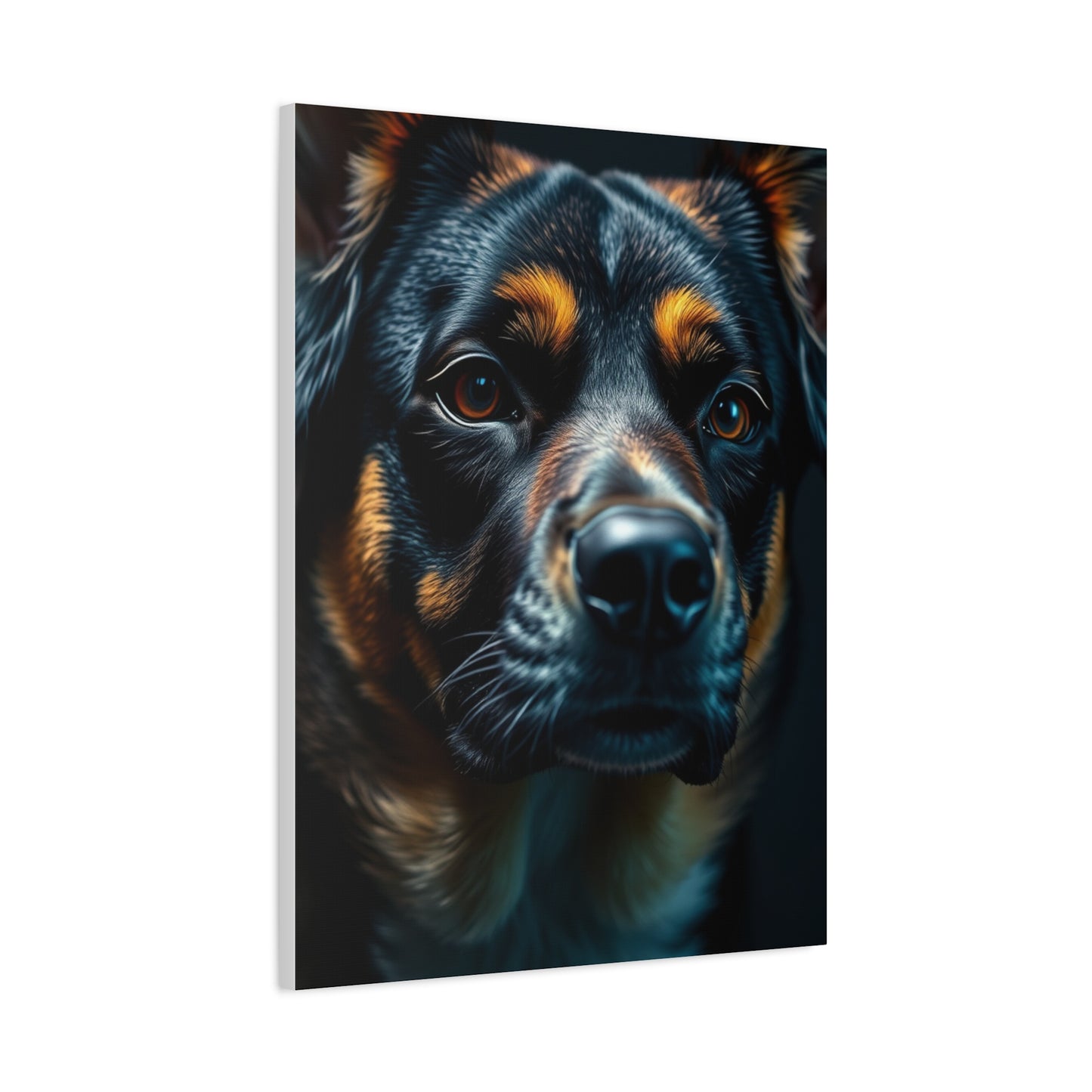 Masterpiece Black and Tan Art Vision Wall Art & Canvas Print