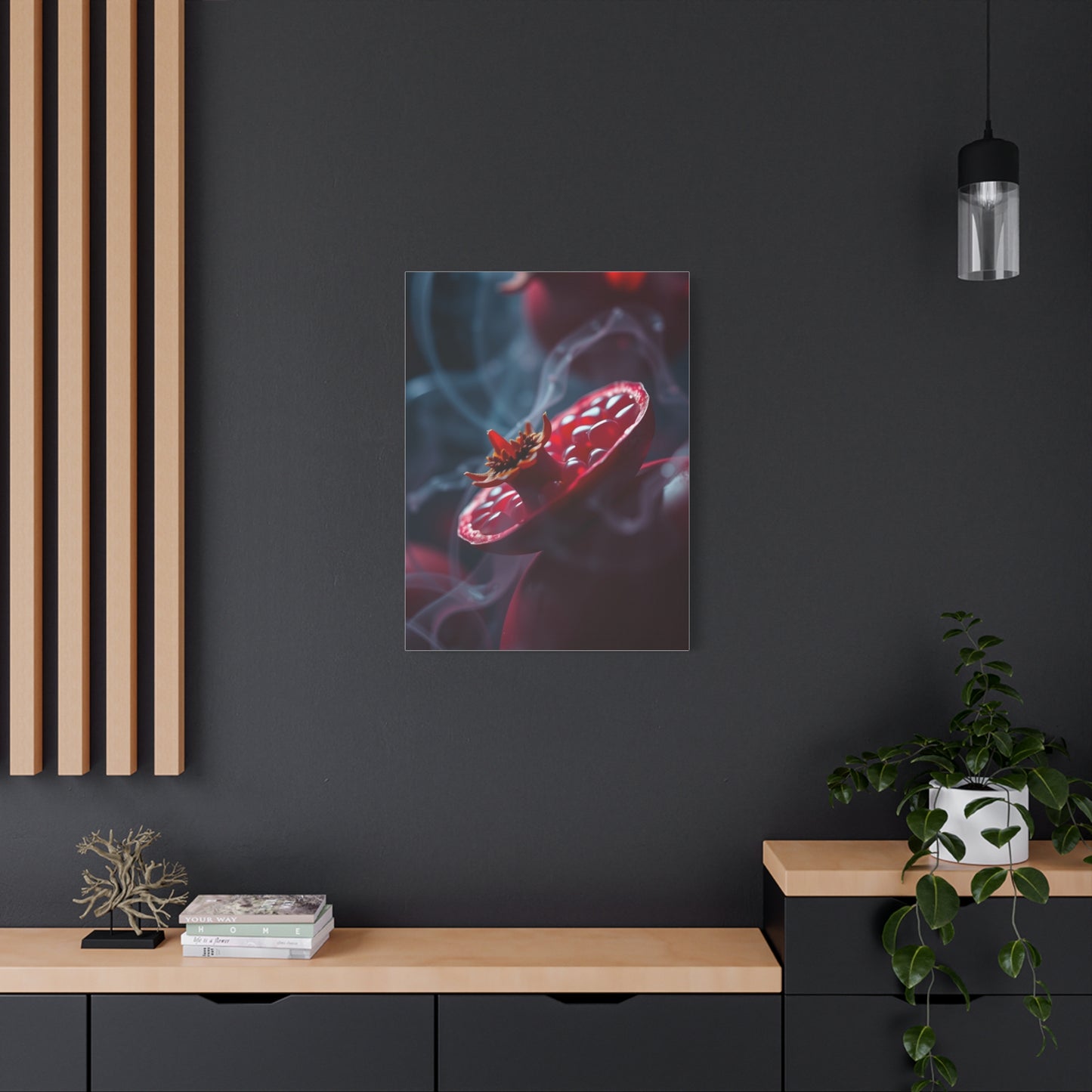 Masterpiece Pomegranate Noir Wall Art Vision Wall Art & Canvas Print