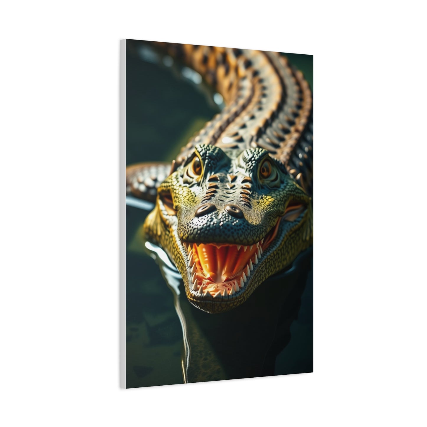 Masterpiece Crocodile & Alligator Art Vision Wall Art & Canvas Print