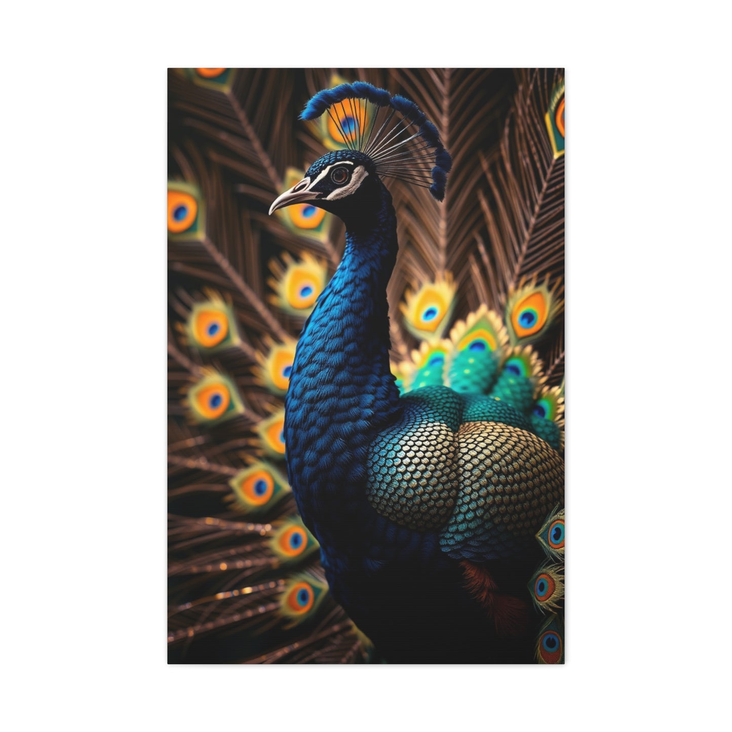 Masterpiece Peacock Art Vision Wall Art & Canvas Print