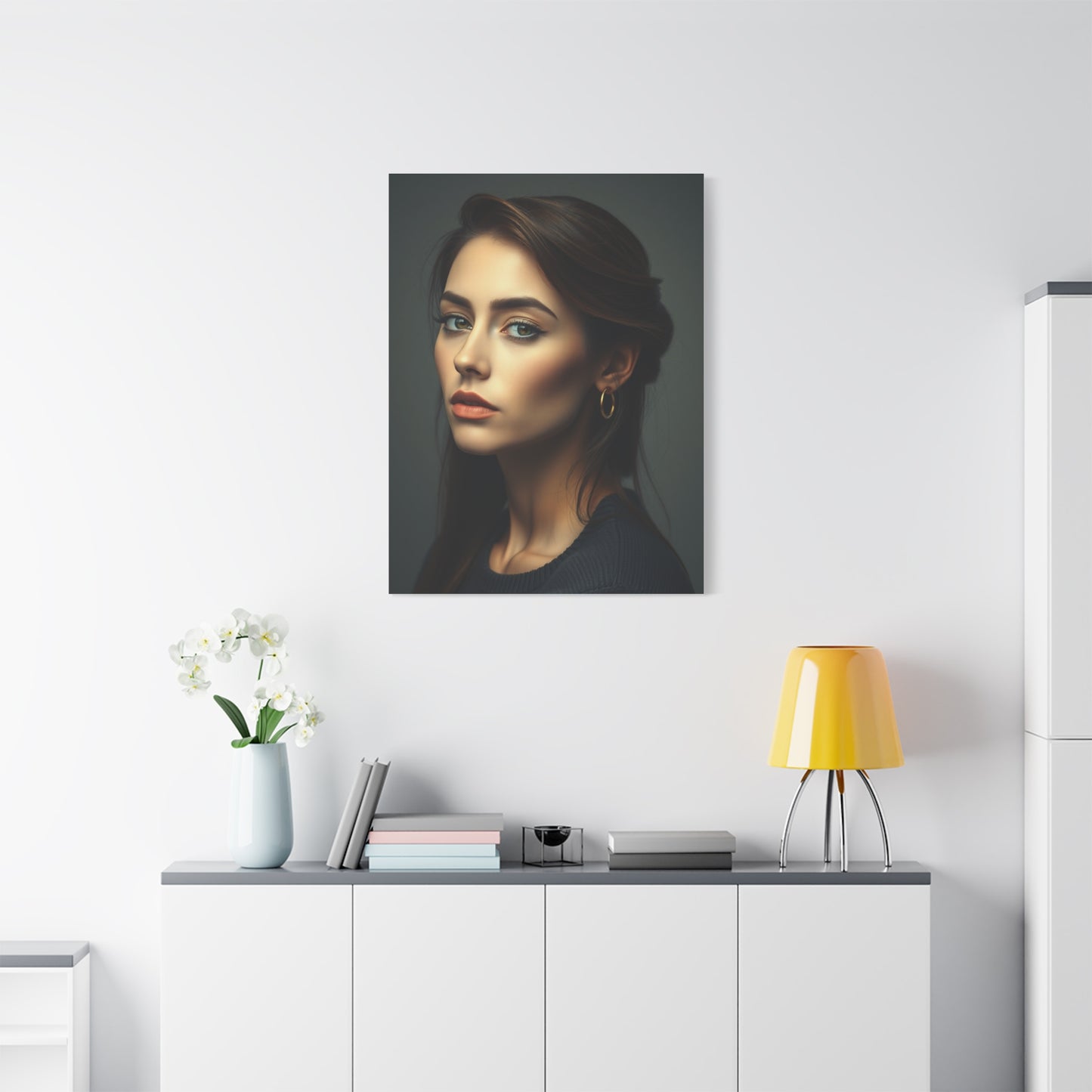 Masterpiece Female Portrait Art Vision Wall Art & Canvas Print