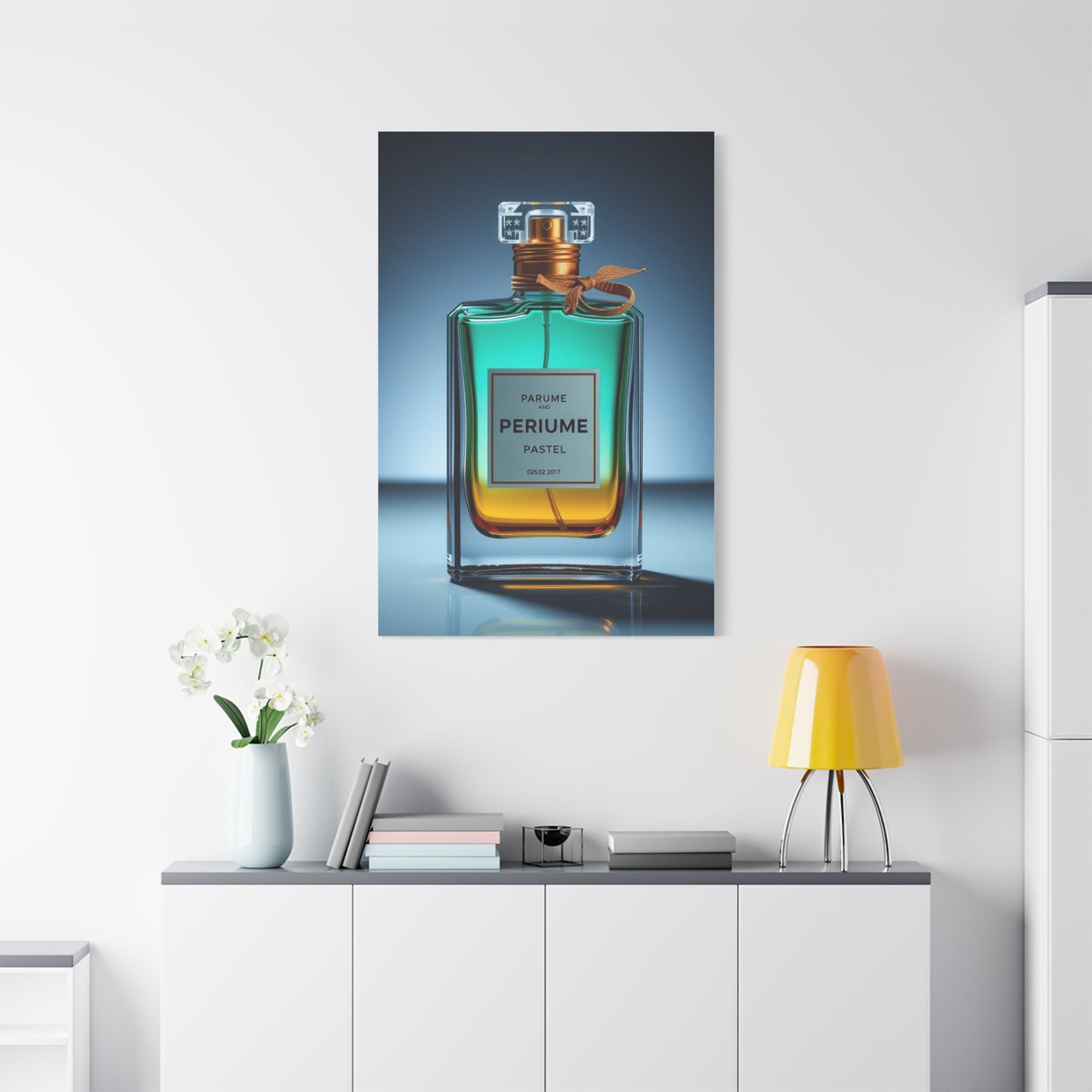 Perfume Bottle Art Refined Canvas Wall Art & Canvas Print