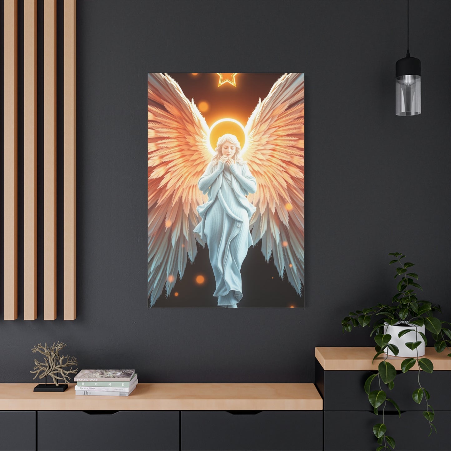 Vision Christmas Angel Art Art Wall Art & Canvas Print