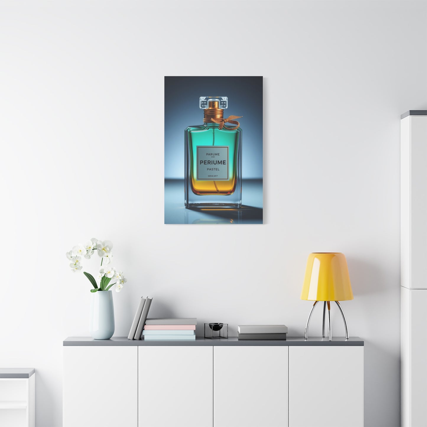 Perfume Bottle Art Refined Canvas Wall Art & Canvas Print