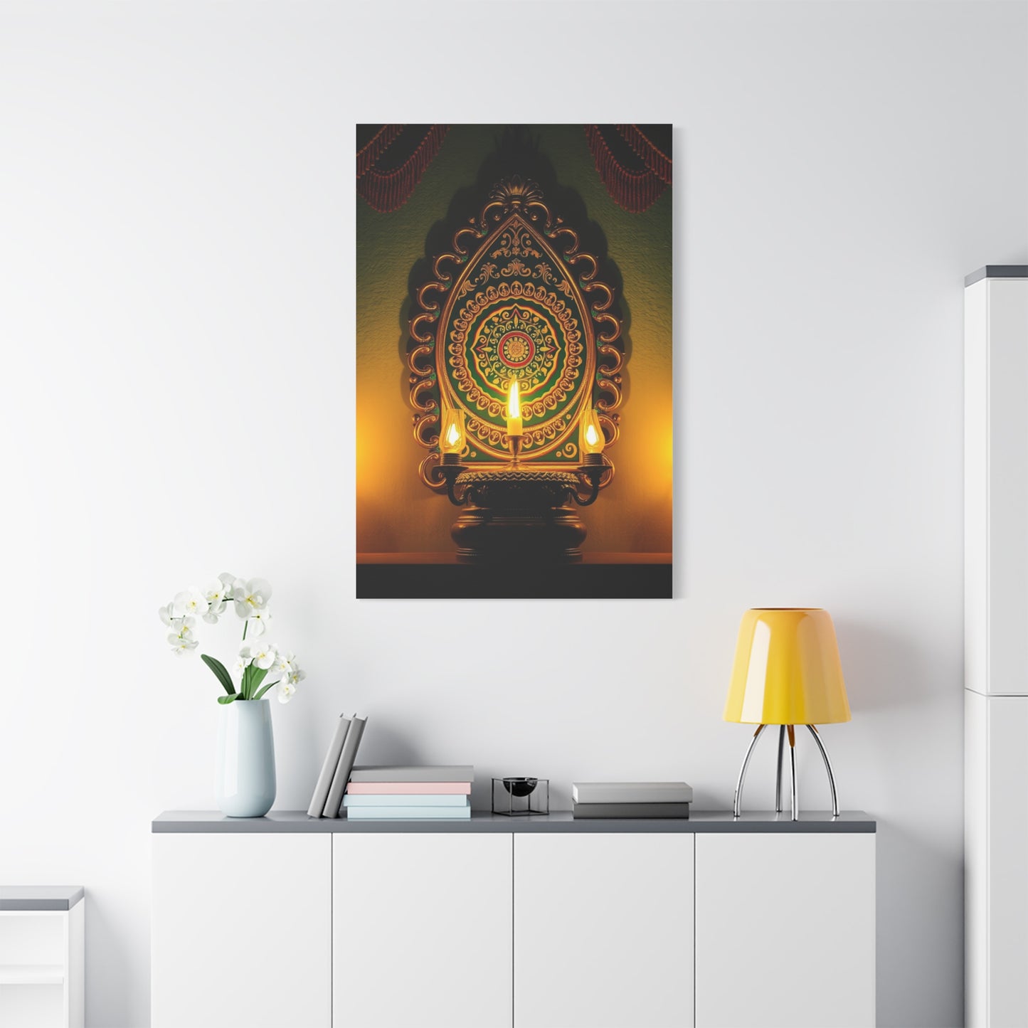 Masterpiece Indian Decor Art Vision Wall Art & Canvas Print