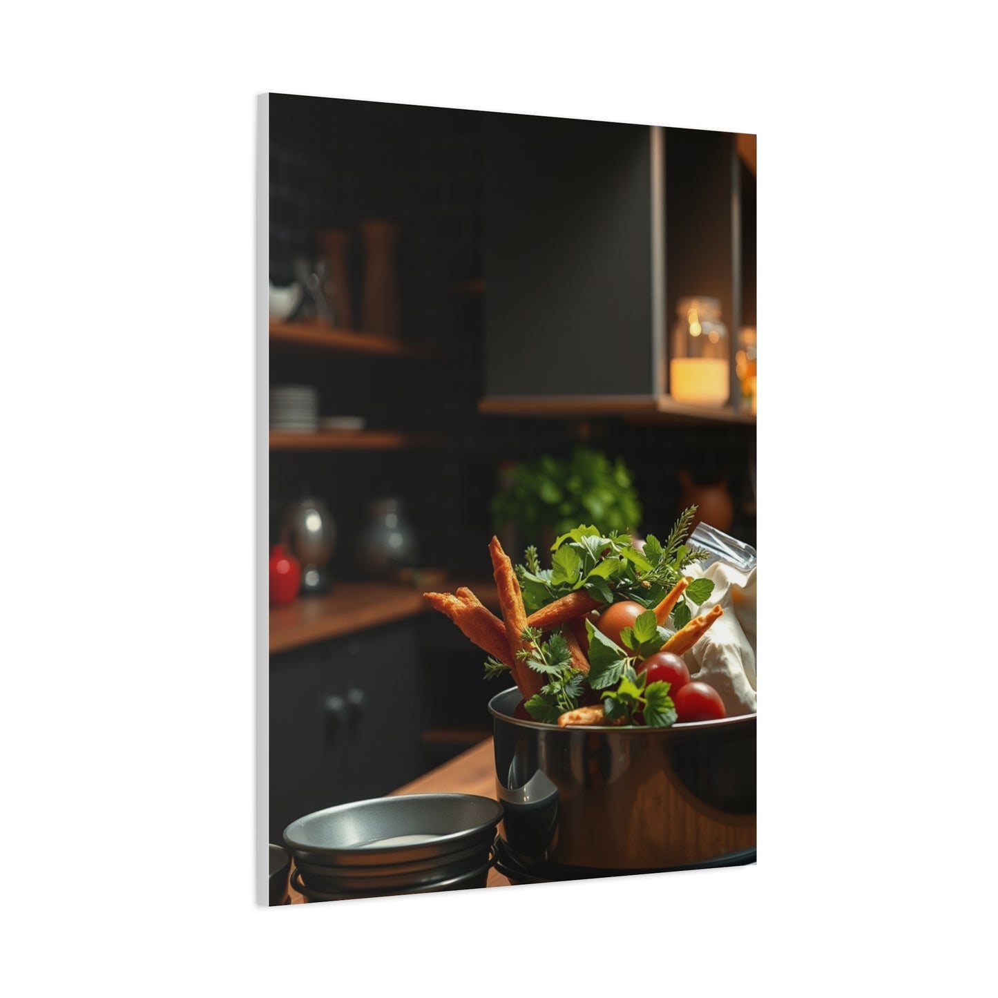 Culinary Elegance Canvas