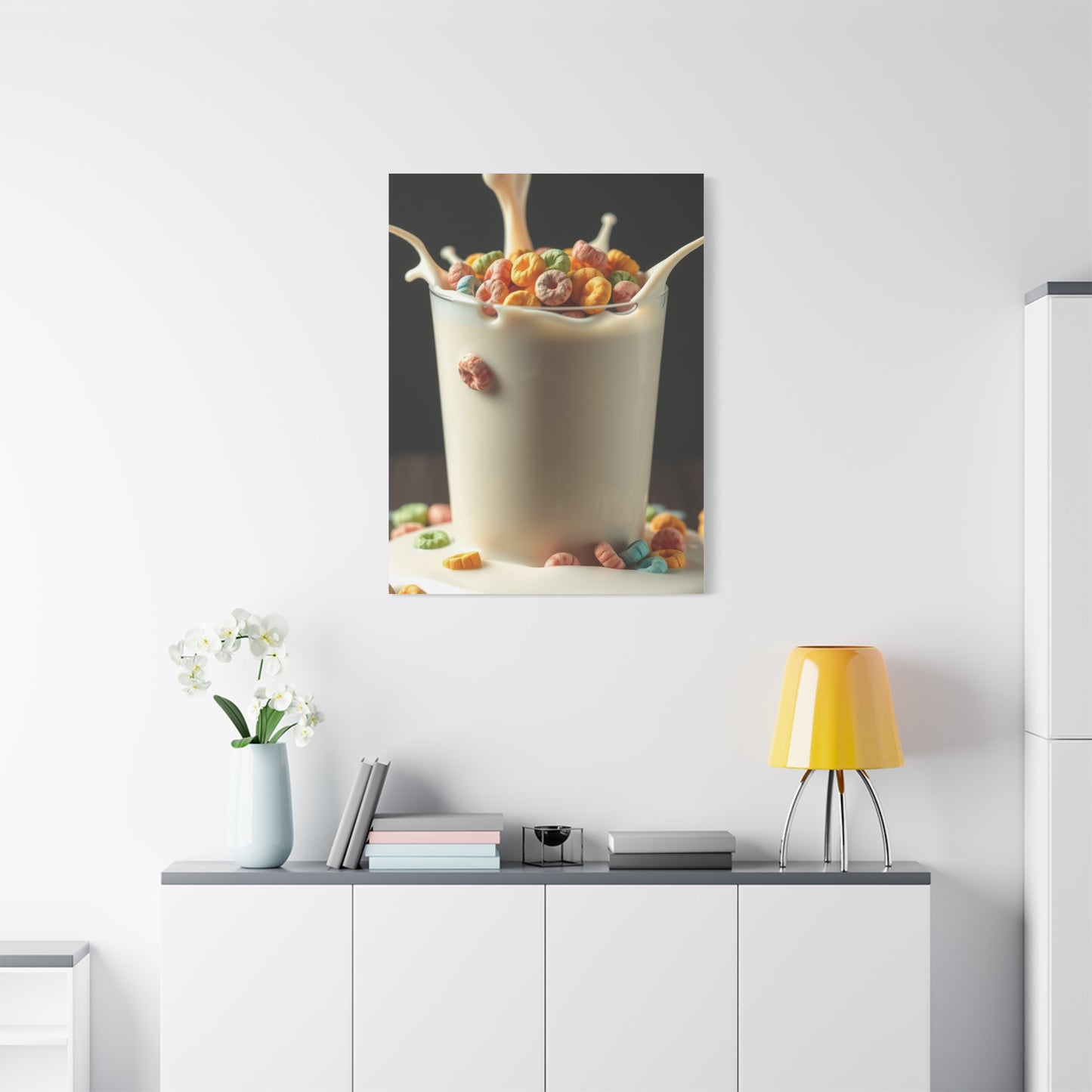 Gourmet Milky Vortex Canvas Wall Art & Canvas Print