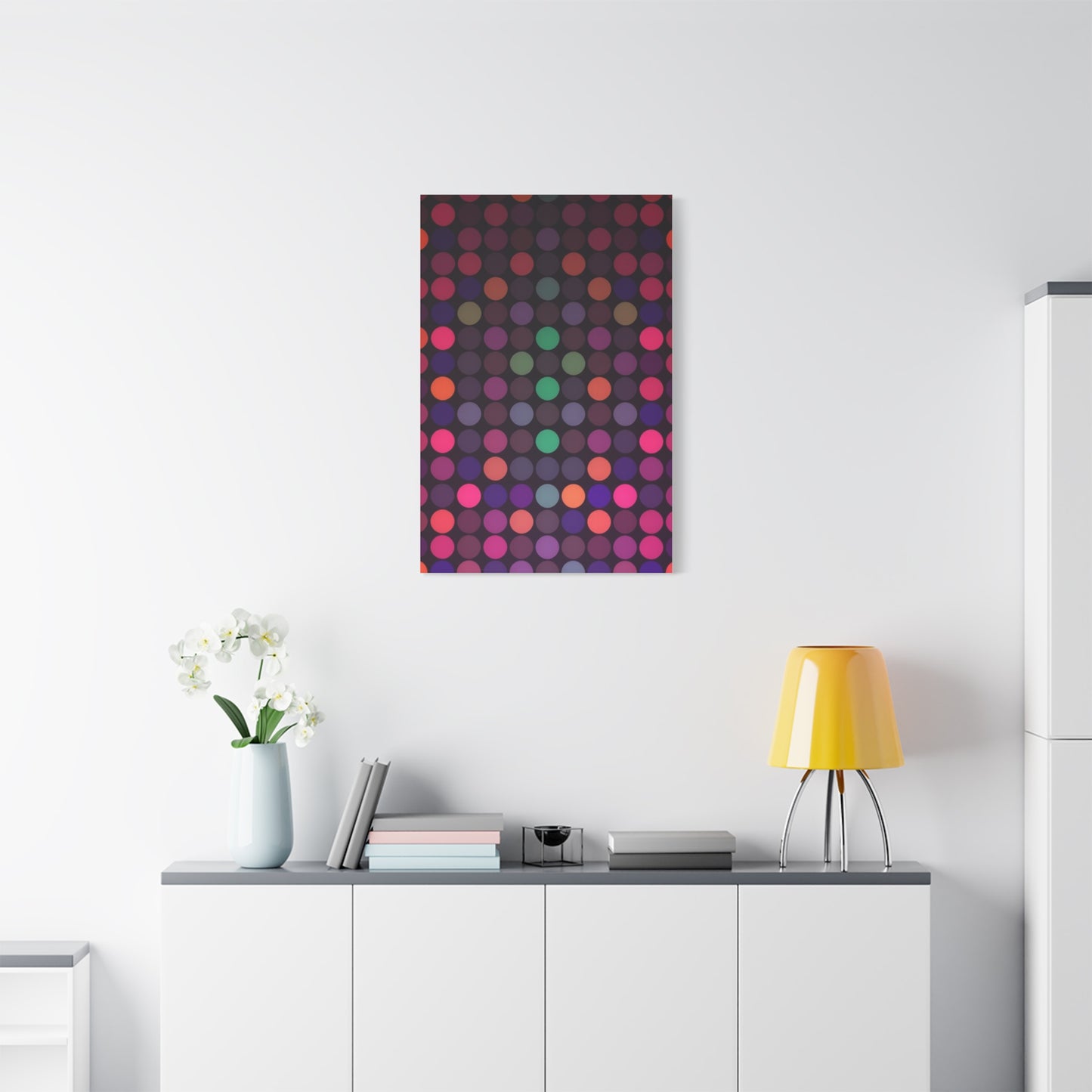 Masterpiece Polka Dot Pattern Art Vision Wall Art & Canvas Print