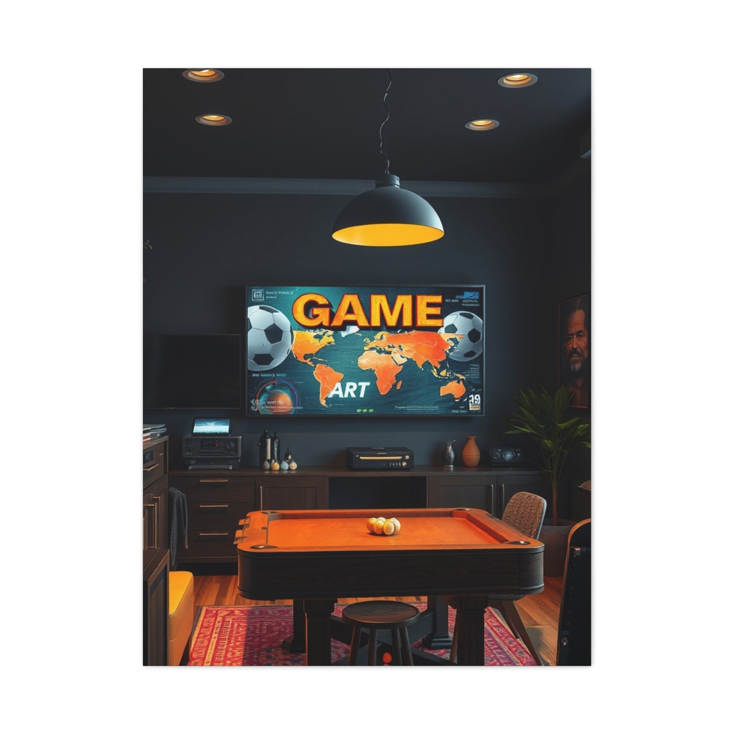 Elite Game Room Art Vision Wall Art & Canvas Print