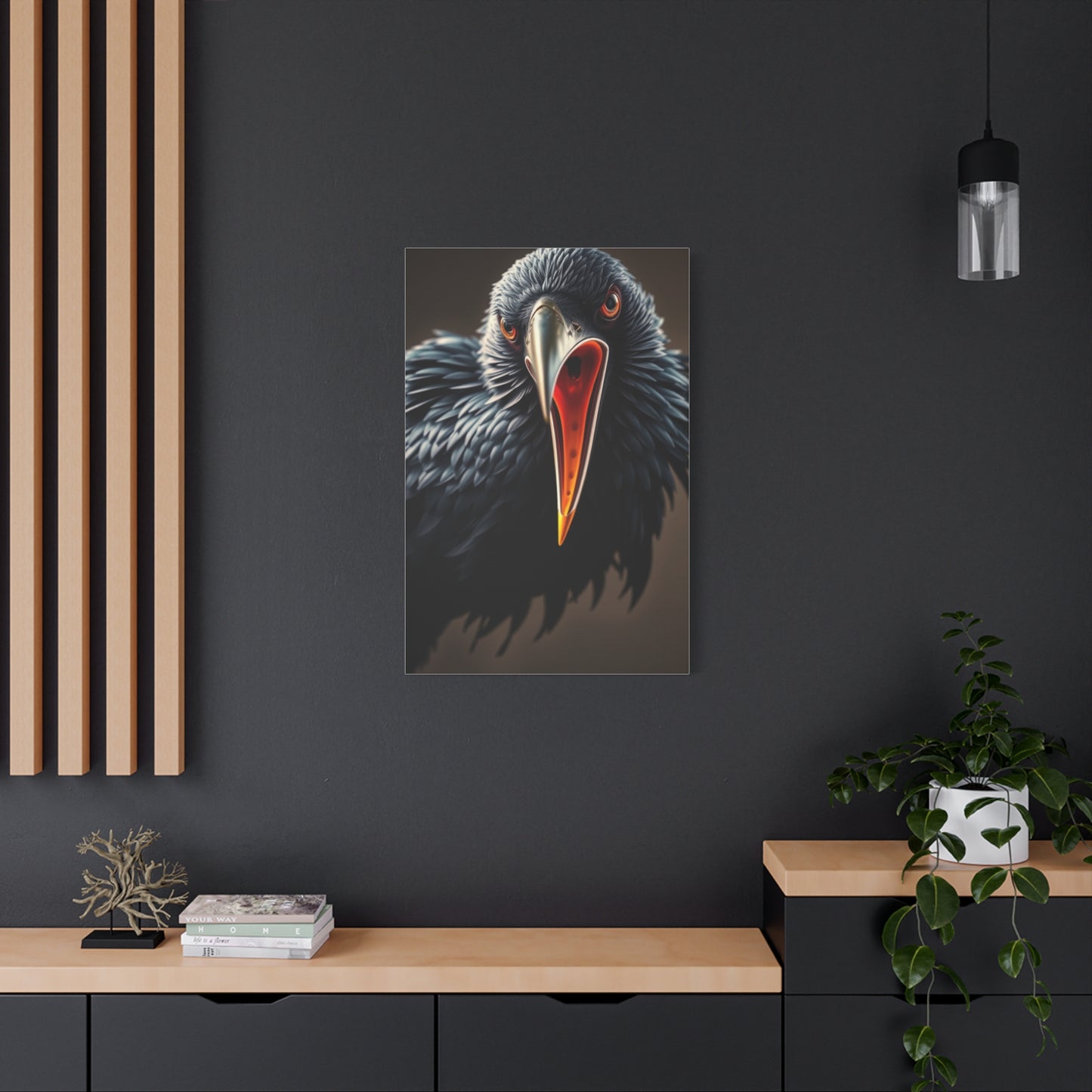 Vision Crow Art Art Wall Art & Canvas Print