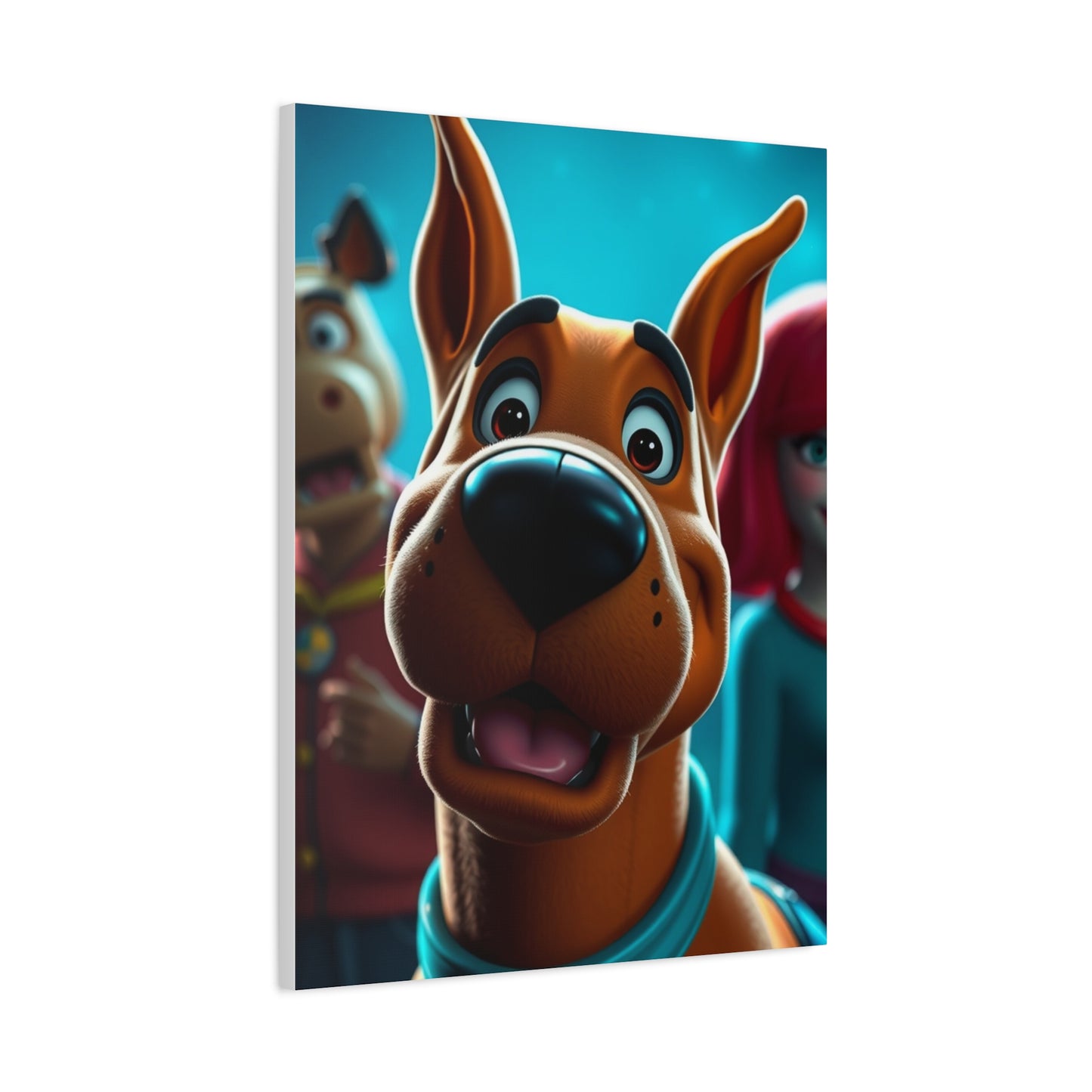 Scooby-Doo (TV Series) Characters Art Luxury Canvas Wall Art & Canvas Print