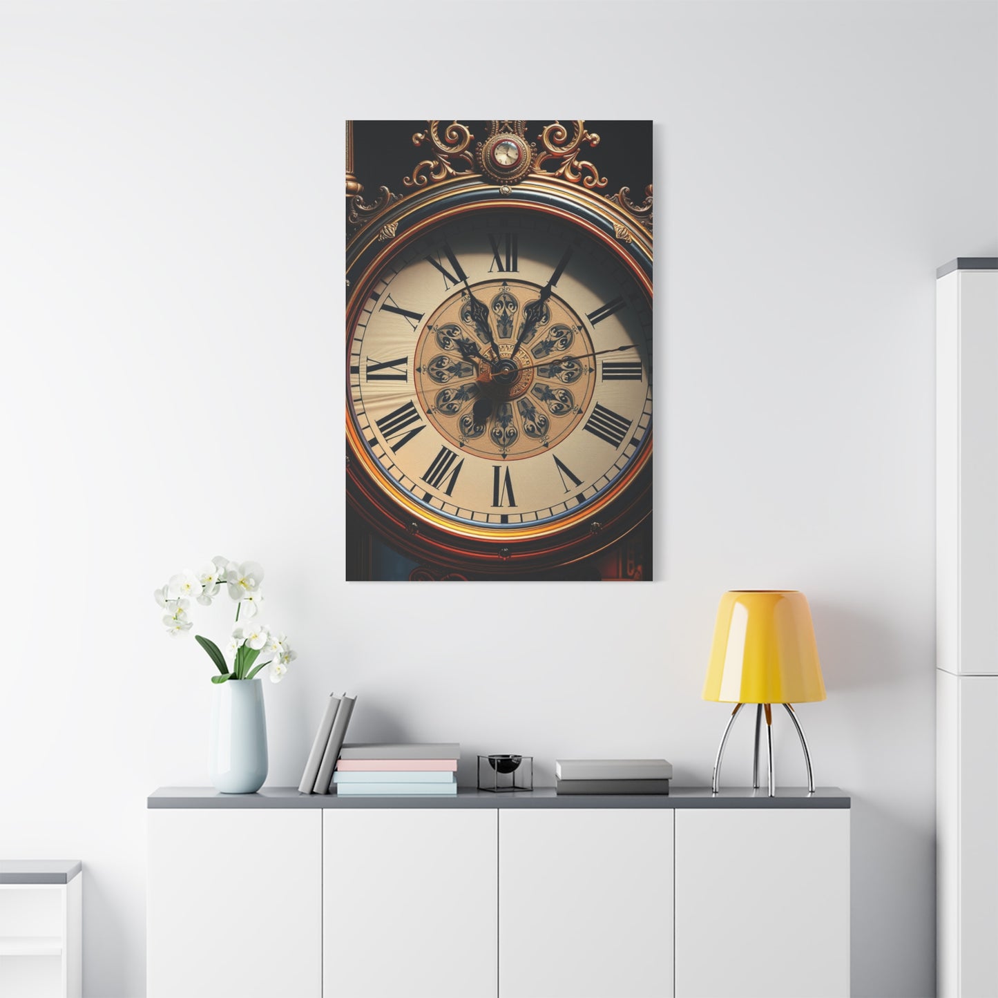 Masterpiece Clock Art Vision Wall Art & Canvas Print