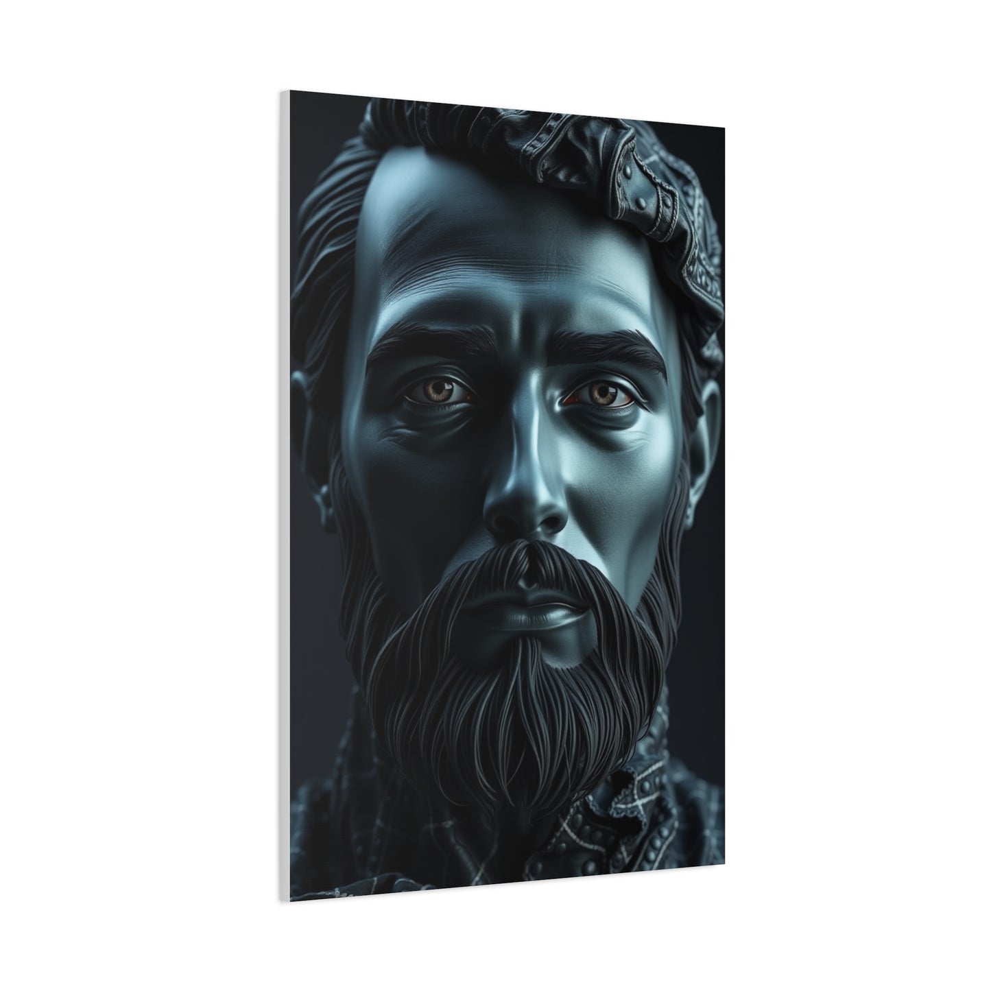 Supreme Charcoal, Onyx, and Ivory Art Collection Wall Art & Canvas Print