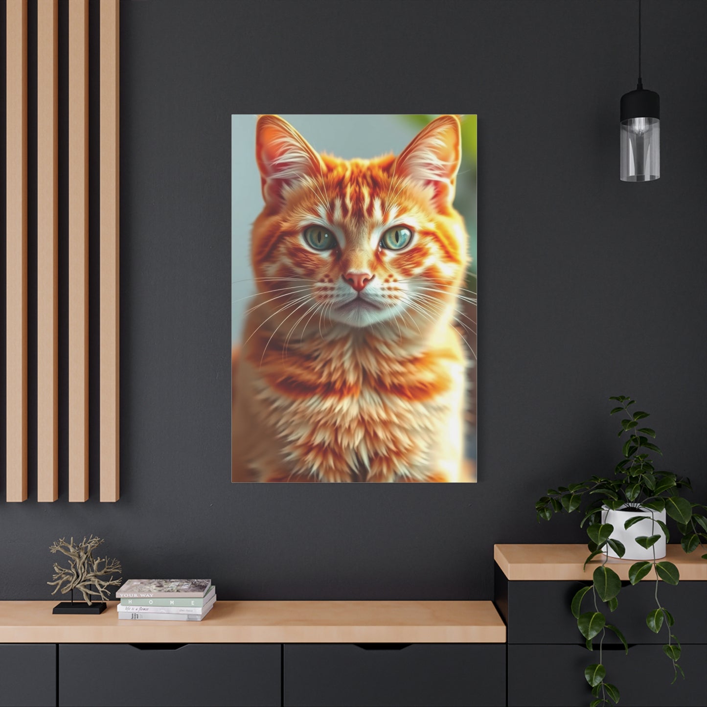 Orange Cat Art Supreme Gallery Wall Art & Canvas Print