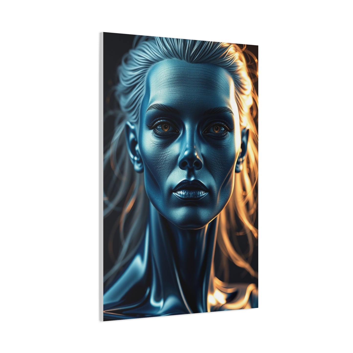 Elite Blue & Gray Art Vision Wall Art & Canvas Print