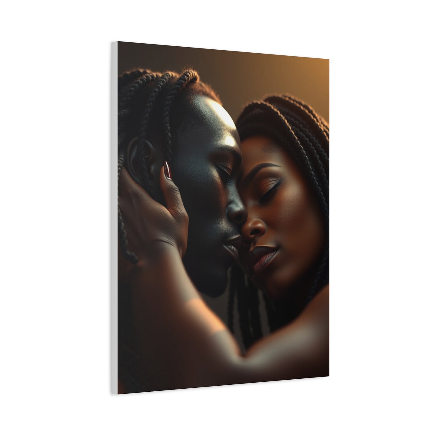 Masterpiece Black Love Art Vision Wall Art & Canvas Print