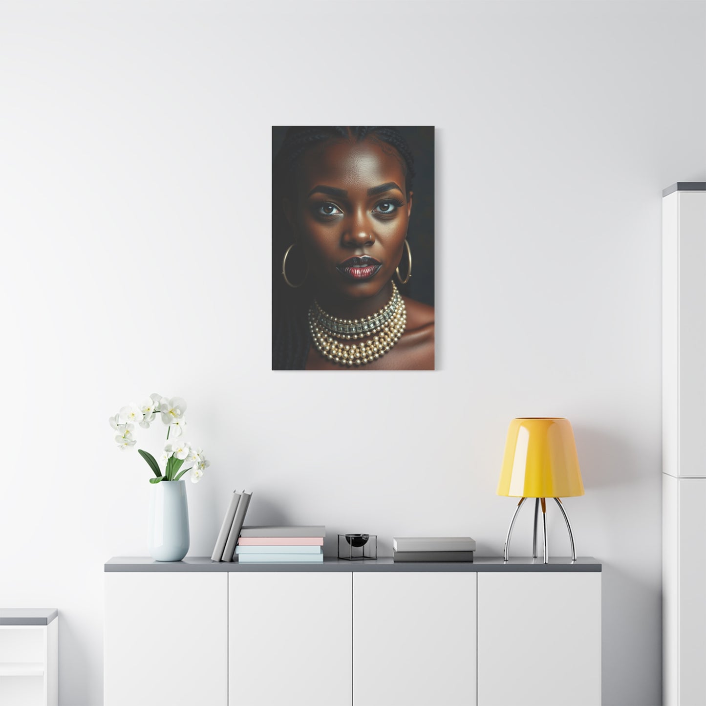 Masterpiece Domonique Brown Art Vision Wall Art & Canvas Print