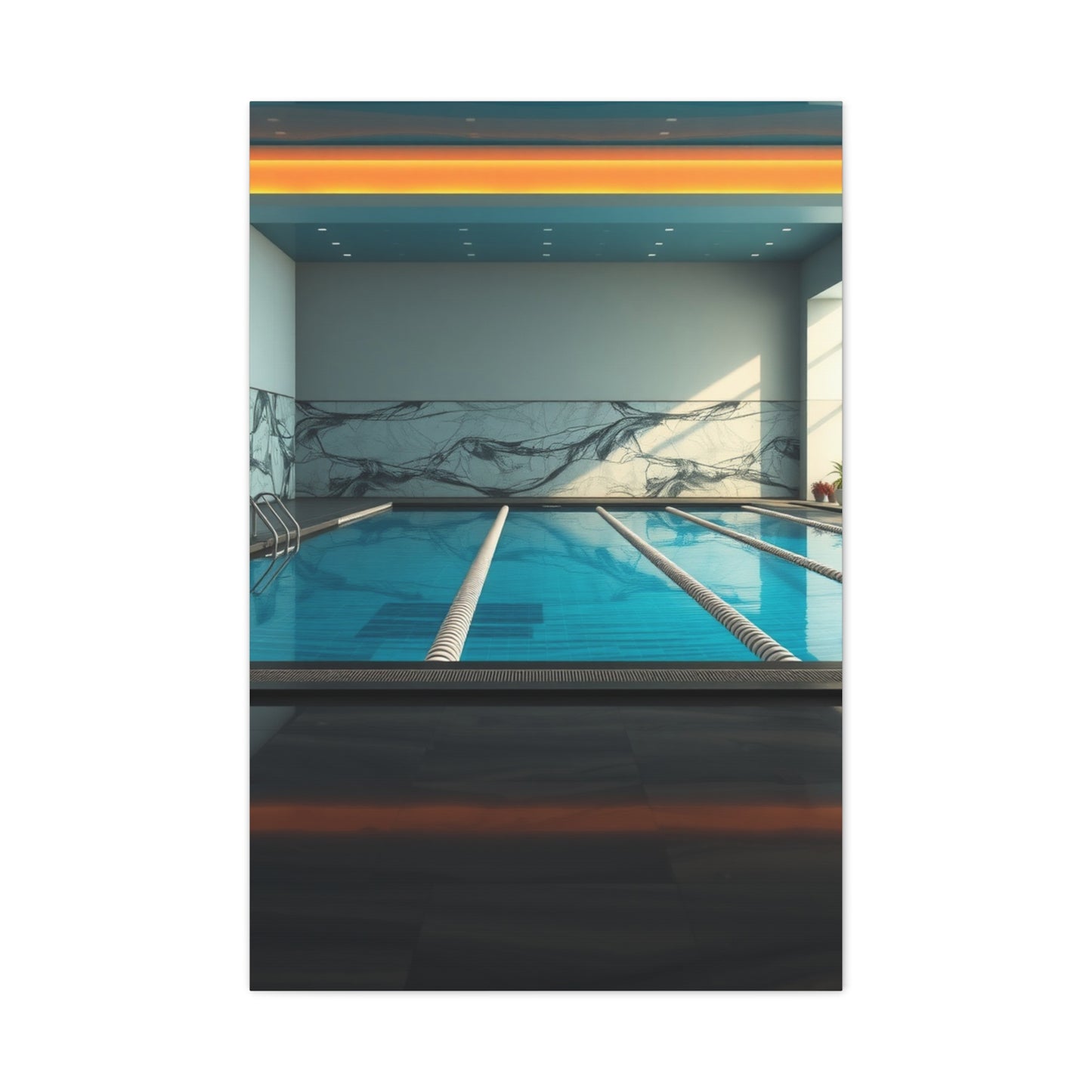 Masterpiece Swimming Pool Art Vision Wall Art & Canvas Print