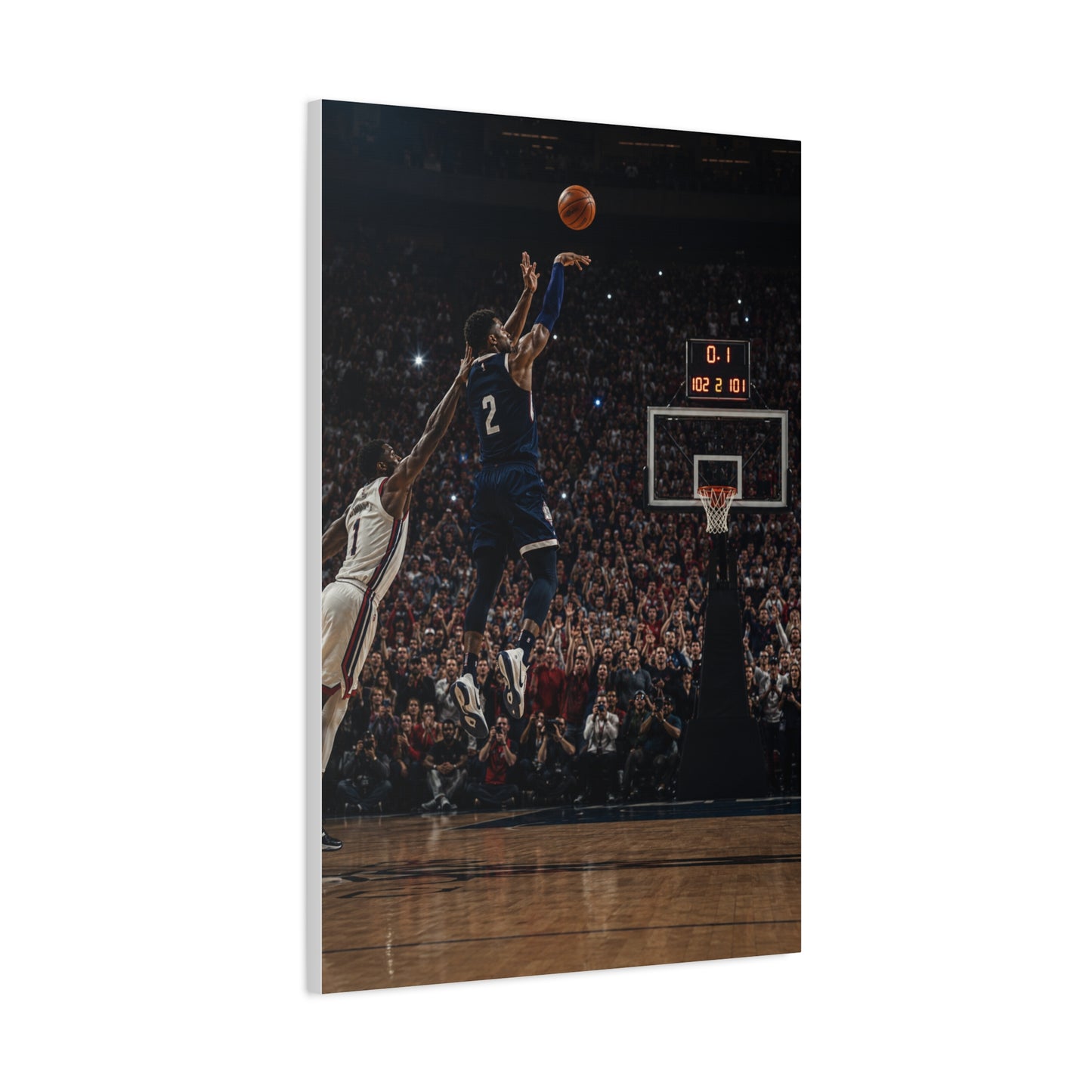Final Second Game Winner Basketball Sports Wall Art & Canvas Print