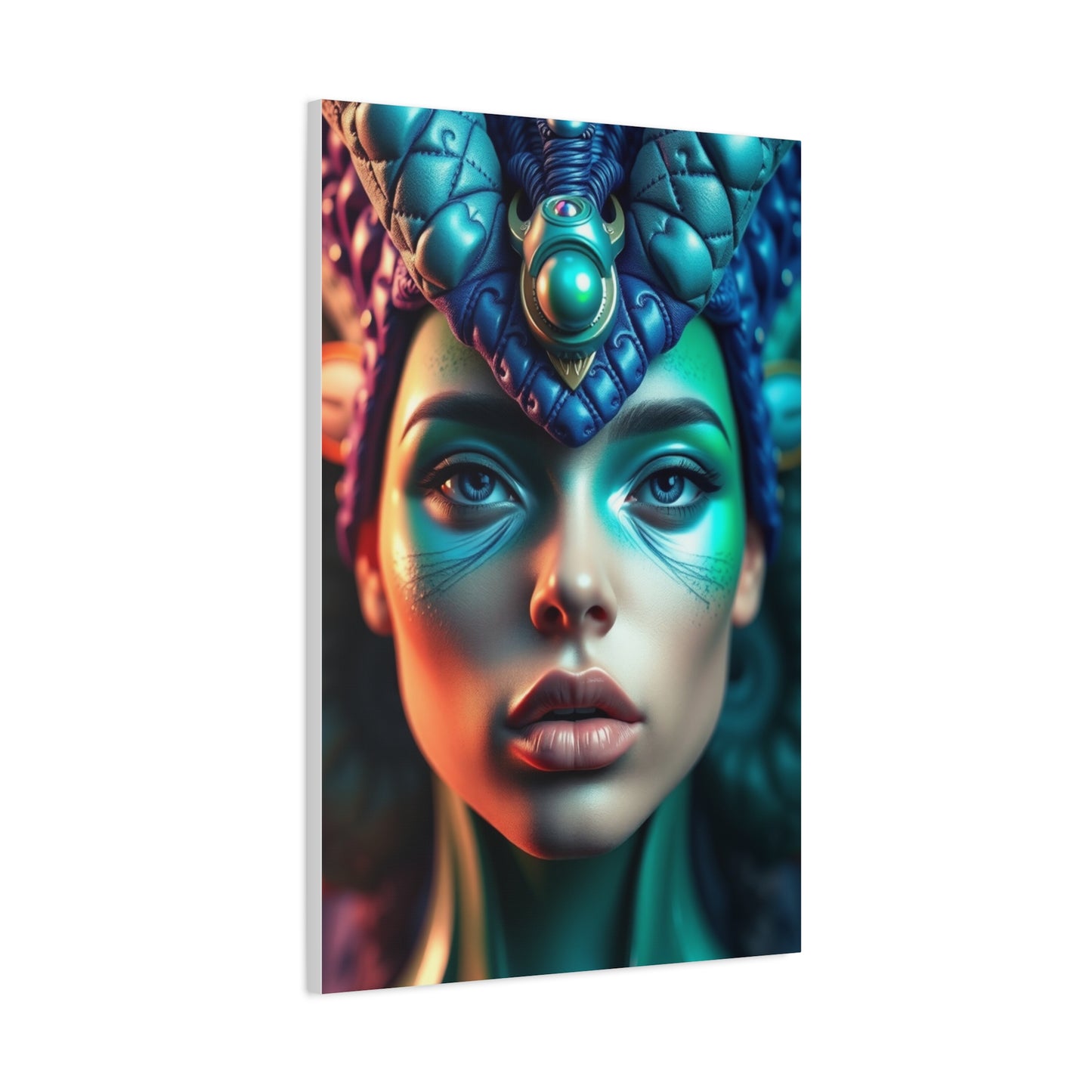 Supreme Blue & Green Art Collection Wall Art & Canvas Print