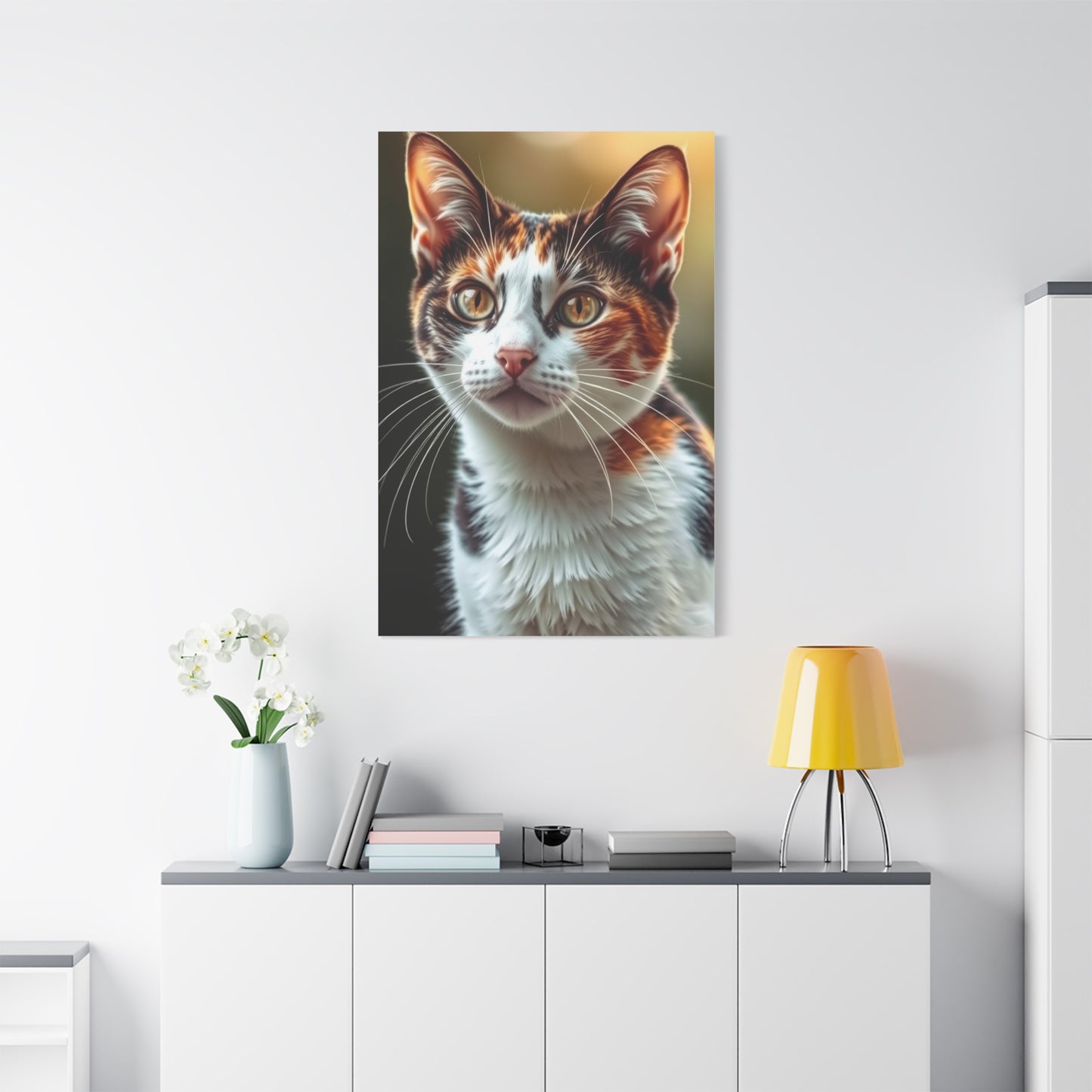 Masterpiece Calico Cat Art Vision Wall Art & Canvas Print