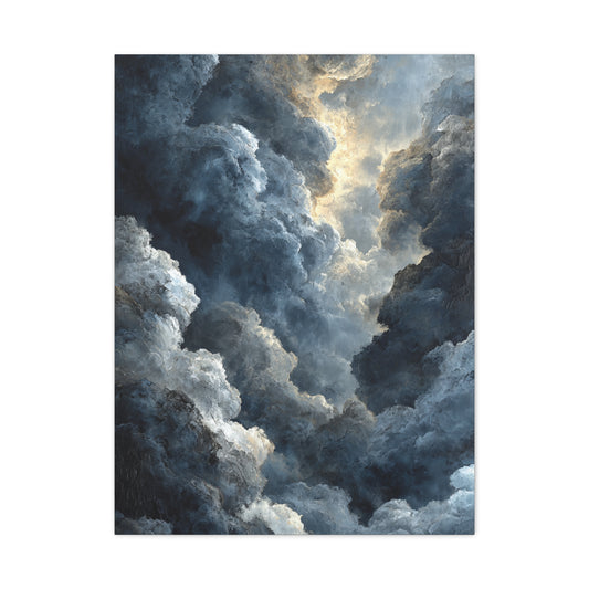 Storm Cloud Dramatic Abstract Wall Art & Canvas Print