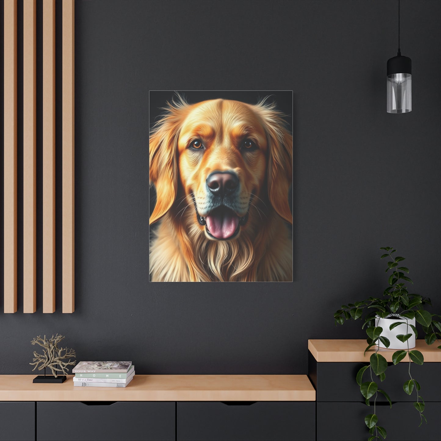Golden Retriever Art Refined Canvas Wall Art & Canvas Print