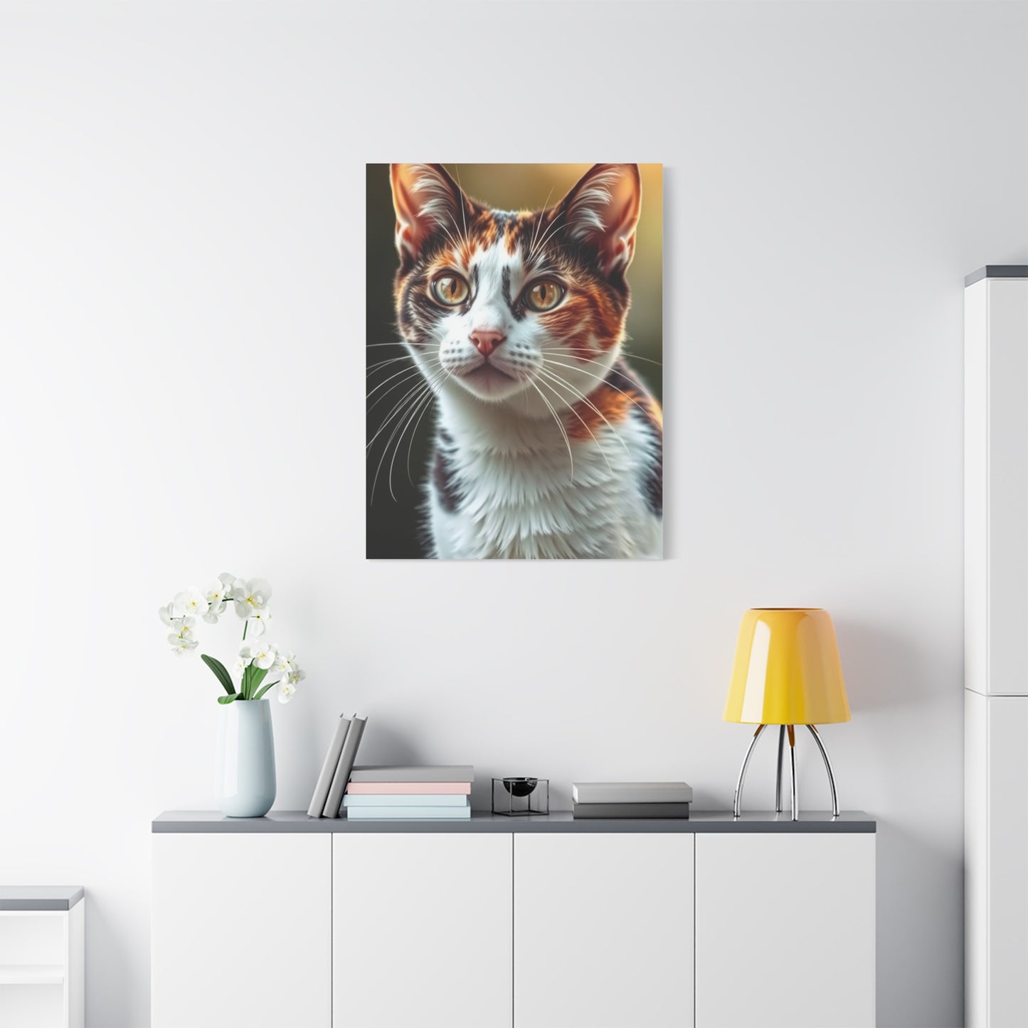 Masterpiece Calico Cat Art Vision Wall Art & Canvas Print