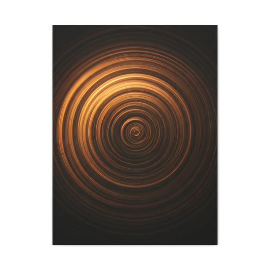 Amber Vortex Spiral Wall Art & Canvas Prints