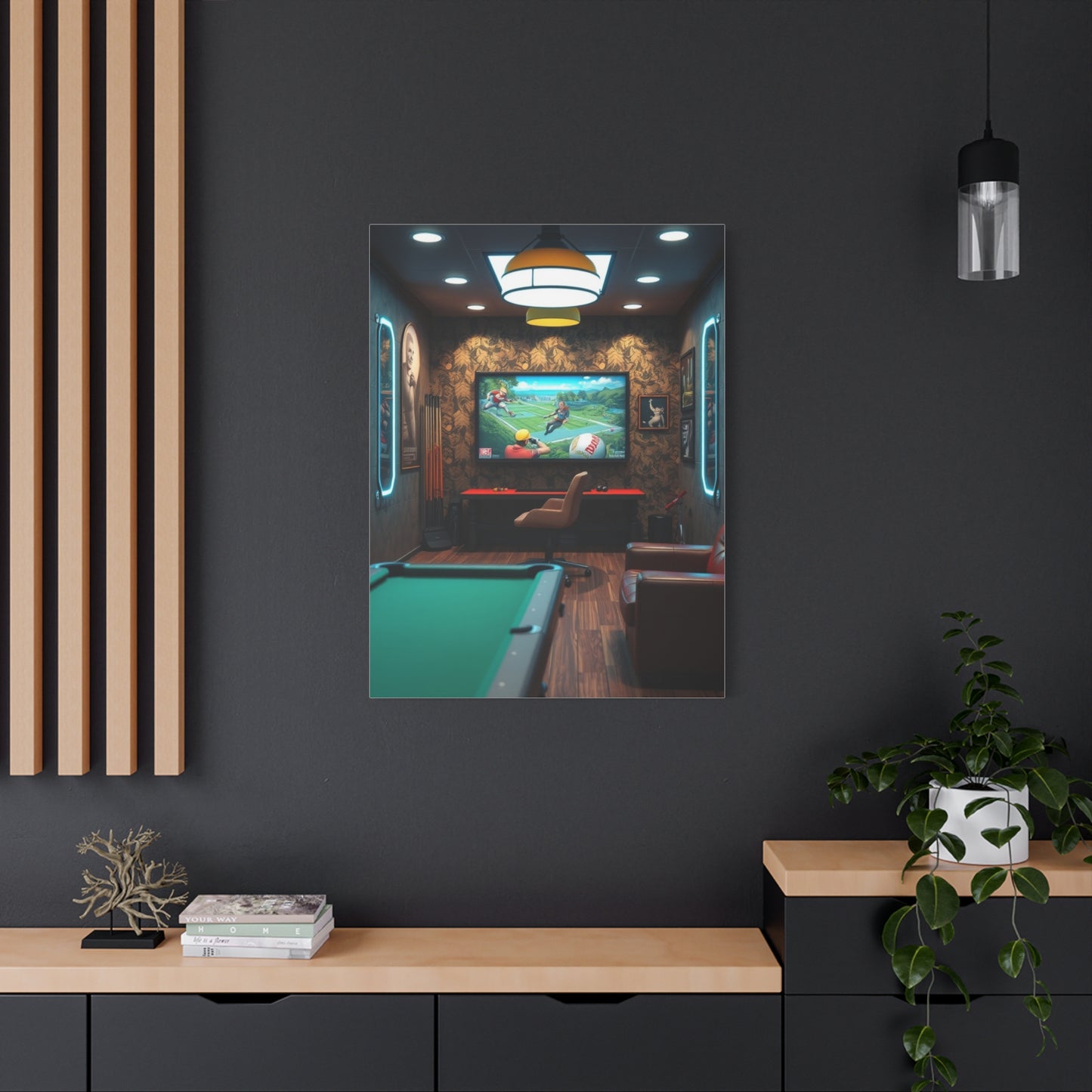 Masterpiece Game Room Art Vision Wall Art & Canvas Print
