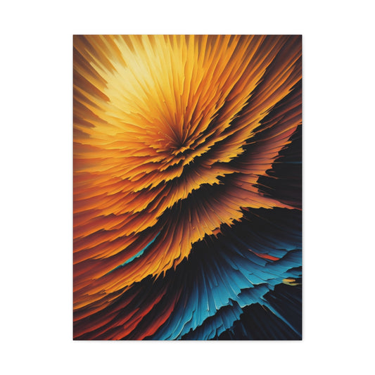 Radiant Burst Spectrum Abstract Wall Art & Canvas Prints